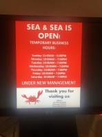 Sea And Sea Fishmarket menu