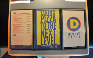 Dewey's Pizza menu