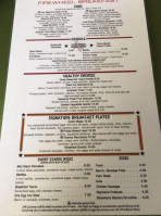 Firewheel Cafe At Hyatt Regency Lost Pines Resort And menu