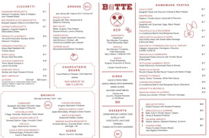 Botte menu