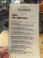 Mesa Mercado menu