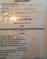 Sorci's Italian Cafe & Enoteca menu