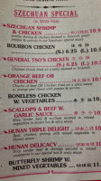 China Chen menu
