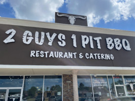 2 Guys 1 Pit Bbq Catering outside
