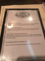 Bistro Byronz menu
