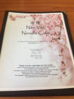 Nam Van Noodle Cafe menu