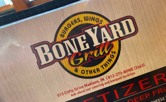 Boneyard Grill menu
