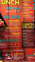 La Parrilla Mexican menu