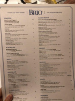 Brio Italian Grille Southlake Southlake Town Square menu