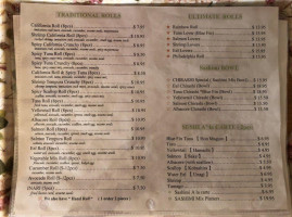 Pisces menu