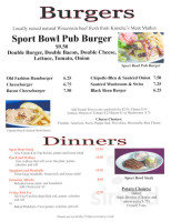 Middleton Sport Bowl menu