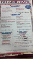 Bulldog Cafe menu