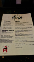 Mona Of Modern Art menu