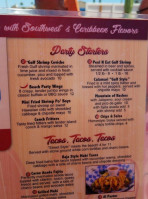Longboard And Grill menu
