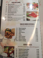 Ichiban Japanese Sushi And Steak House menu