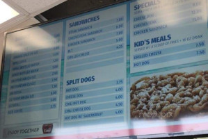 Alaska Stand menu