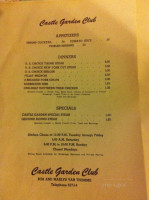 Castle Rock Roll Grill menu