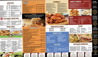 Pizza Mambo menu