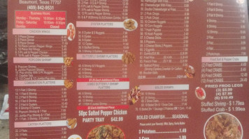 K Asian Kitchen menu