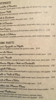 Sarafina's Italian Kitchen menu
