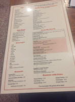 Oak Creek Cafe menu