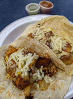 Guanaquita's Tacos Y Pupusas food