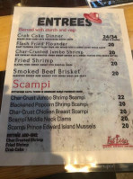 Fast Eddies menu