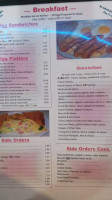 Babico's Cafe menu