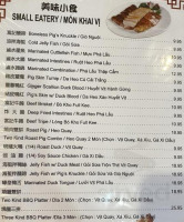 Full Kee menu