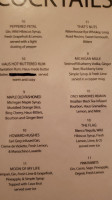 Steinhaus menu