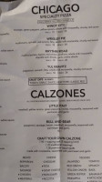 Two Cities Pizza Company menu