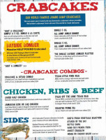 Crabcake Factory Seafood House menu