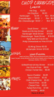 Chop Curbside Catering menu