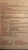 Gigi's menu