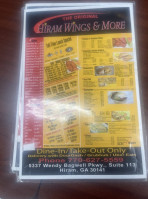Hiram Wings More food