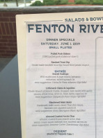 Fenton River Grill food