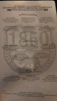1850 And Brewery menu