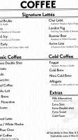 Travellers House Coffee Tea menu