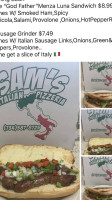 Sams Italian Pizzeria food