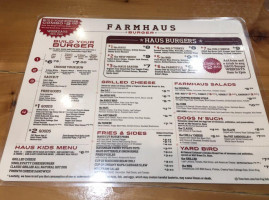 Farmhaus Burger food