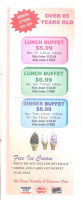 Buffet City menu