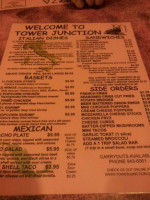 Tower Junction Inc menu