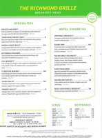 Richmond Grille menu