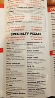 360 Pizzeria menu