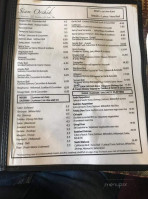 Siam Orchid menu