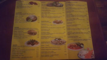 Taqueria Tablas menu