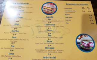 Joey's Pizza Subs menu