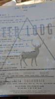 Ojai Deer Lodge menu