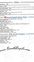 Smooth Rapids Outfitters menu