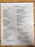 Smooth Rapids Outfitters menu